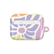 Pastel Abstract Flowers AirPods Case 7
