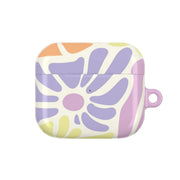 Pastel Abstract Flowers AirPods Case 3