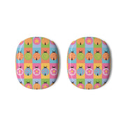 Cartoon Ladybugs Colourful Pattern AirPods Max Case 3