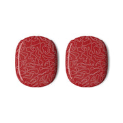Track Outlines Red AirPods Max Case 3