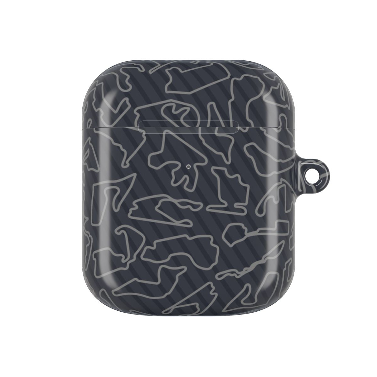 Track Outlines Gray AirPods Case