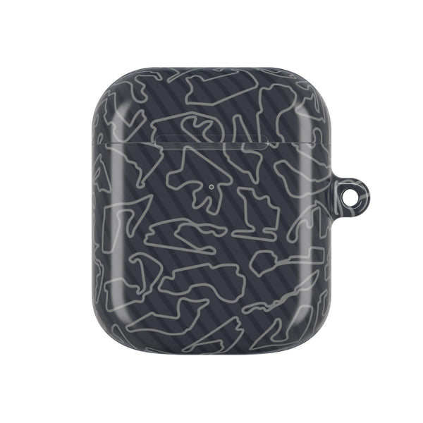 Track Outlines Gray AirPods case — AirPods 1