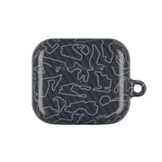 Track Outlines Gray AirPods Case 3