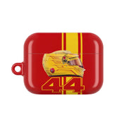 Red & Yellow 44 Helmet - Hamilton AirPods Case 6