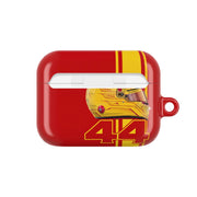 Red & Yellow 44 Helmet - Hamilton AirPods Case 7