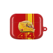 Red & Yellow 44 Helmet - Hamilton AirPods Case 5