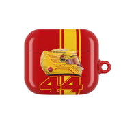 Red & Yellow 44 Helmet - Hamilton AirPods Case 3