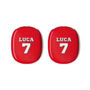 Red - Personalised Football AirPods Max Case 3