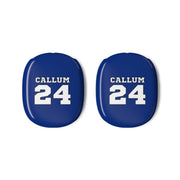 Dark Blue - Personalised Football AirPods Max Case 3
