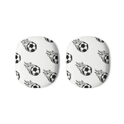 Flaming Football Pattern AirPods Max Case 3