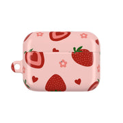 Strawberries And Hearts - Fruit Patterns AirPods Case 6