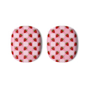 Checkered Strawberries Pattern AirPods Max Case 3