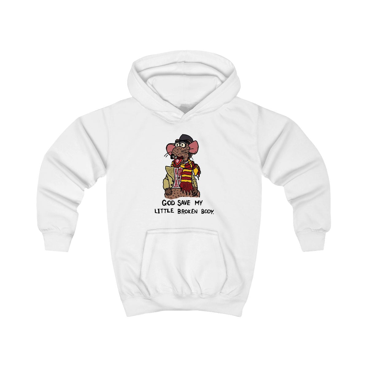 God Save My Broken Body Kids Hoodie