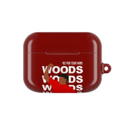 Woods Dark Red AirPods Case 5