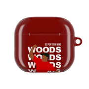 Woods Dark Red AirPods Case 4