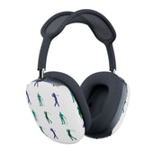 Golfer Silhouettes Pattern AirPods Max Case 2