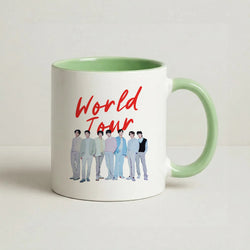 K-Pop Band Pastel Tour Coffee Green Mug