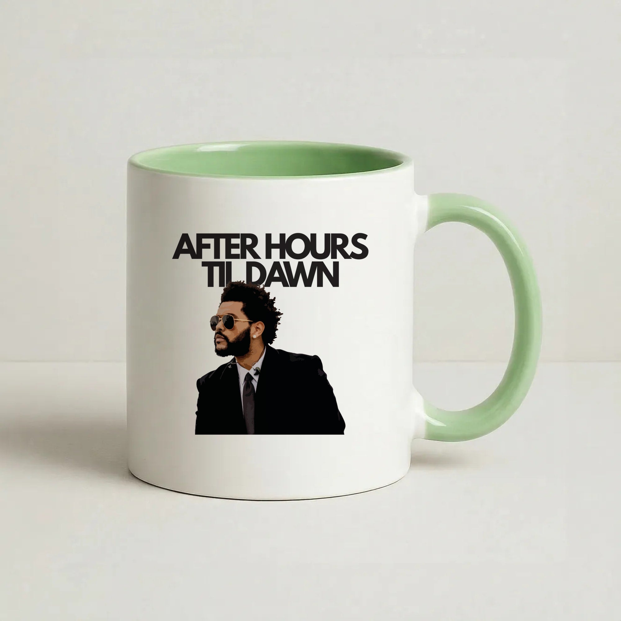 AHTD Singer Coffee Green Mug