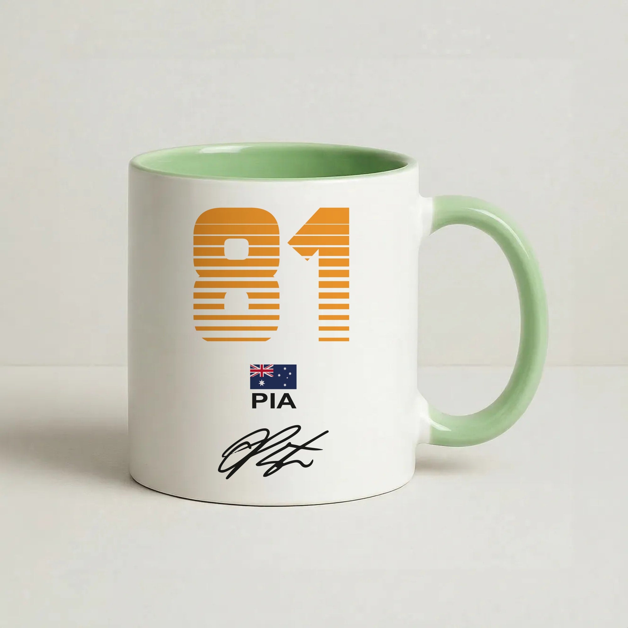 Piastri - F1 Coffee Green Mug