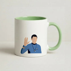 Spock Coffee Green Mug