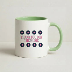 Thank You For The Music - Mamma Mia Coffee Green Mug