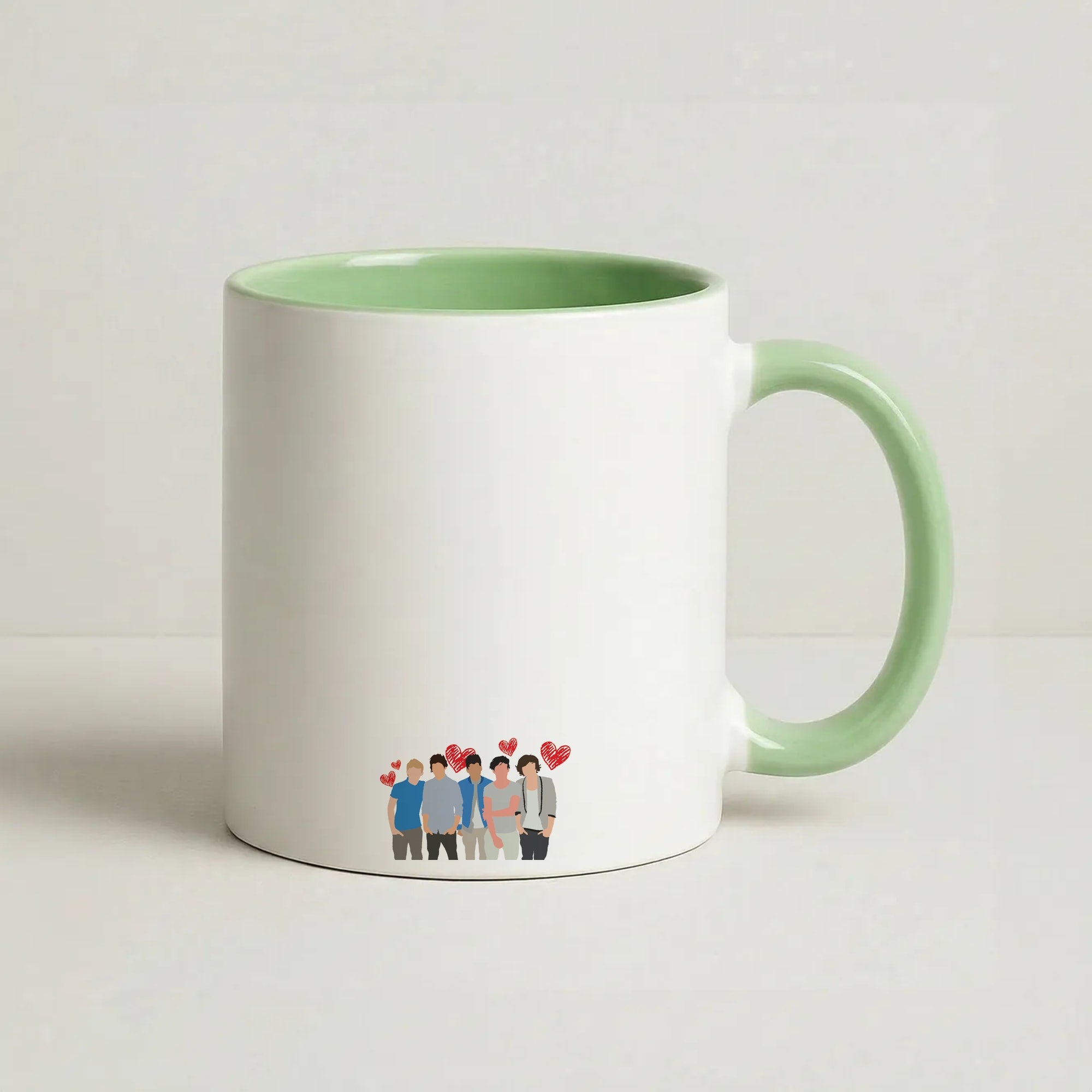 Love Band Coffee Green Mug