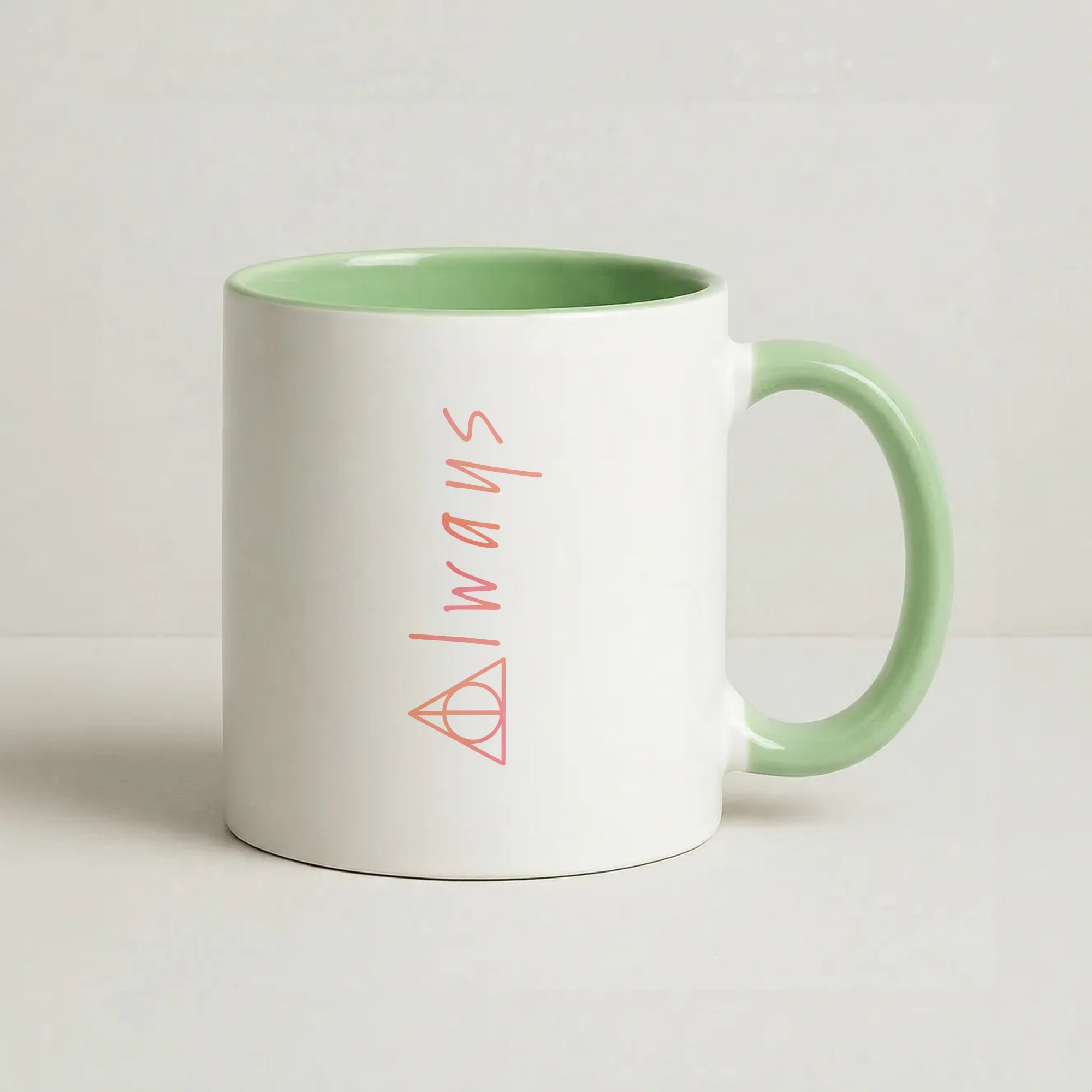 Deathly Always Coffee Green Mug