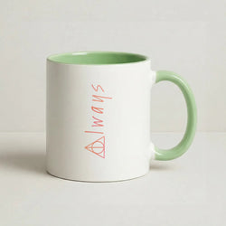 Deathly Always Coffee Green Mug