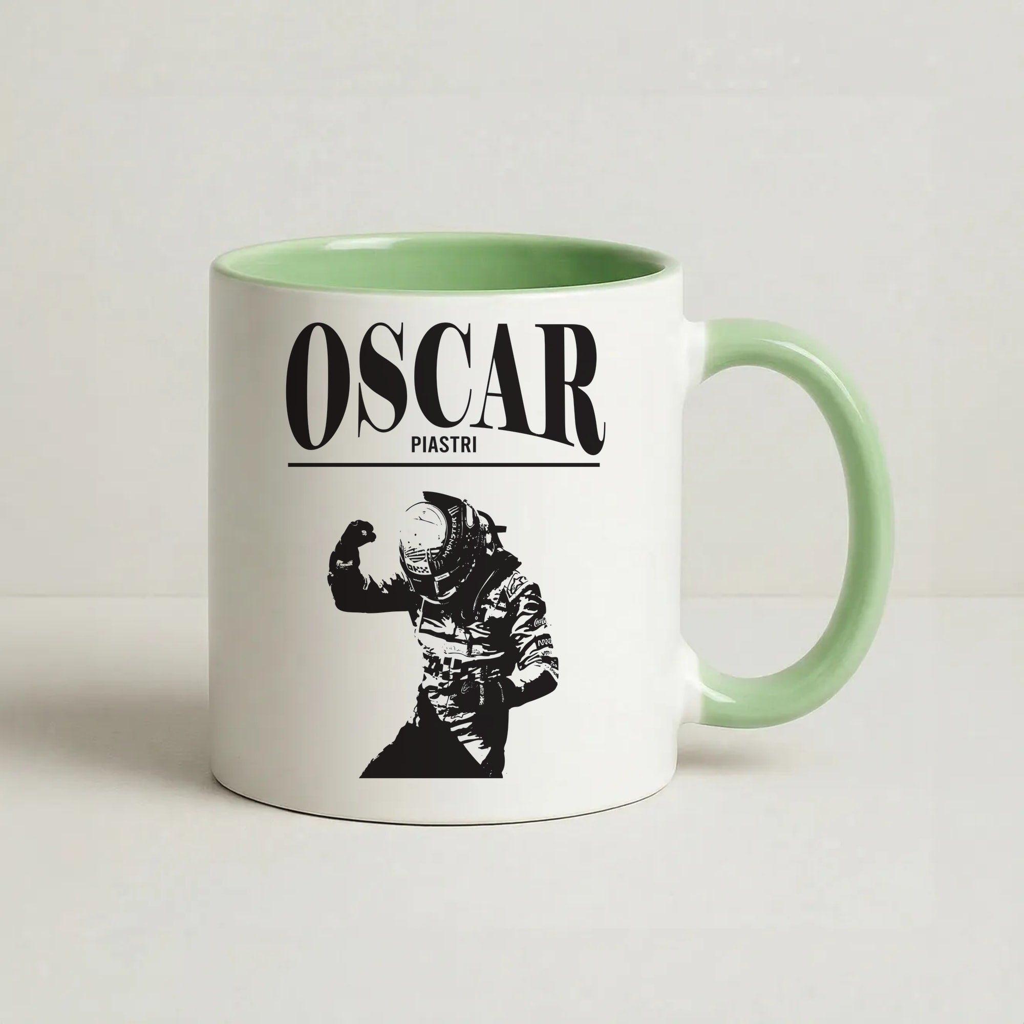 Oscar Orange And Black Coffee Green Mug