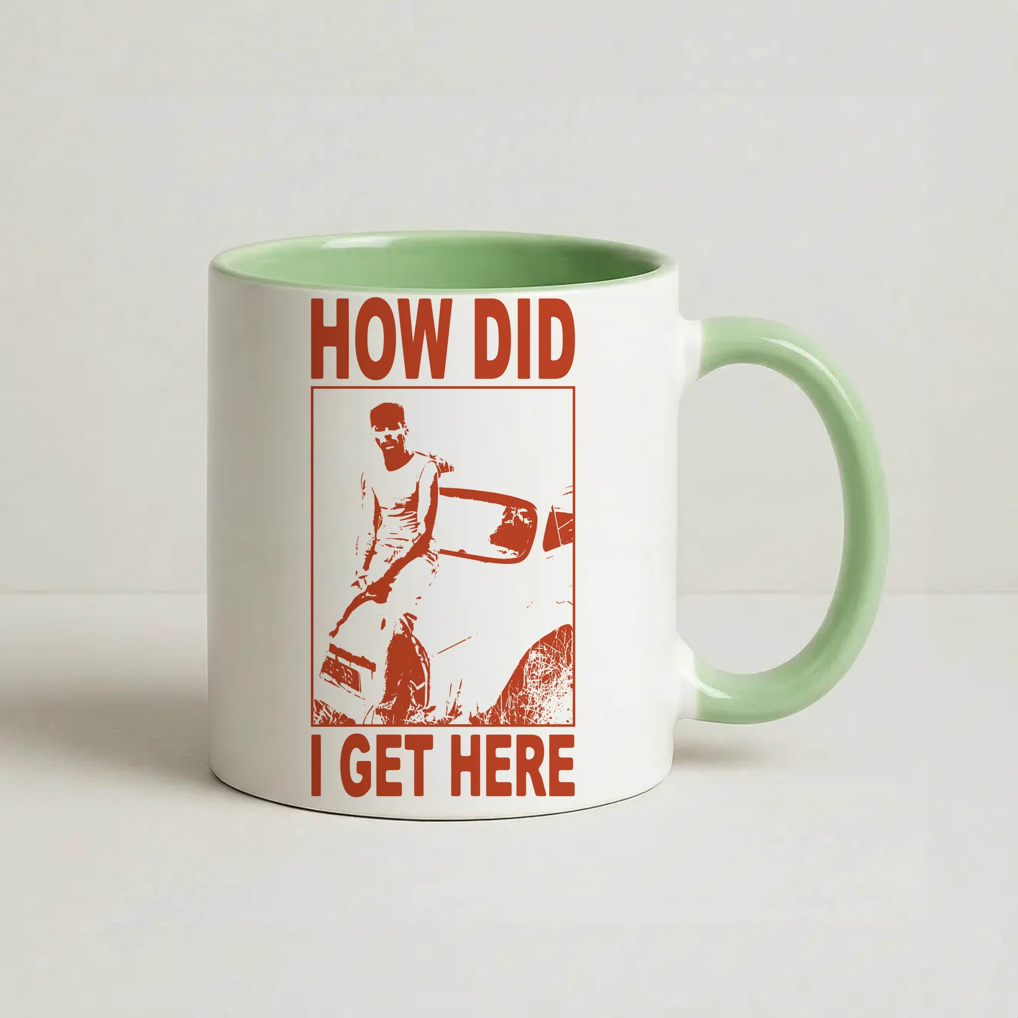 HDIGH Poster Coffee Green Mug