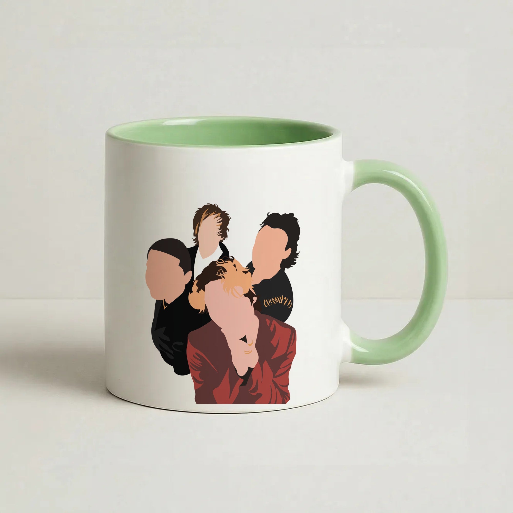 Group Photo Coffee Green Mug