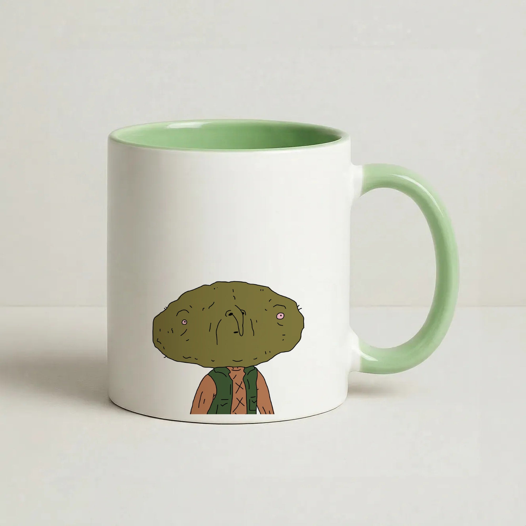 Nugget Man Coffee Green Mug
