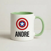 Captain America - Personalised Superhero Comic Mug 9
