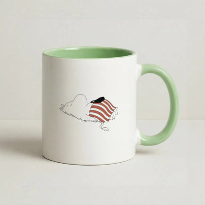 Moom On Grass Coffee Green Mug