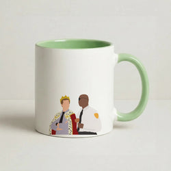 Jake and Holt B99 - Halloween Specials Coffee Green Mug