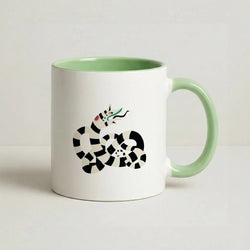 Sandworm - Beetle Halloween Coffee Green Mug