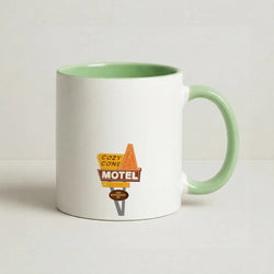 Cozy Cone Motel - Cars Coffee Green Mug