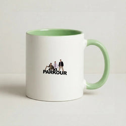 Parkour Coffee Green Mug