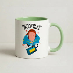 Running Up That Hill Coffee Green Mug