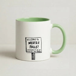 Welcome to Mystic Falls - VD Coffee Green Mug