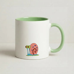 Gary The Snail Coffee Green Mug
