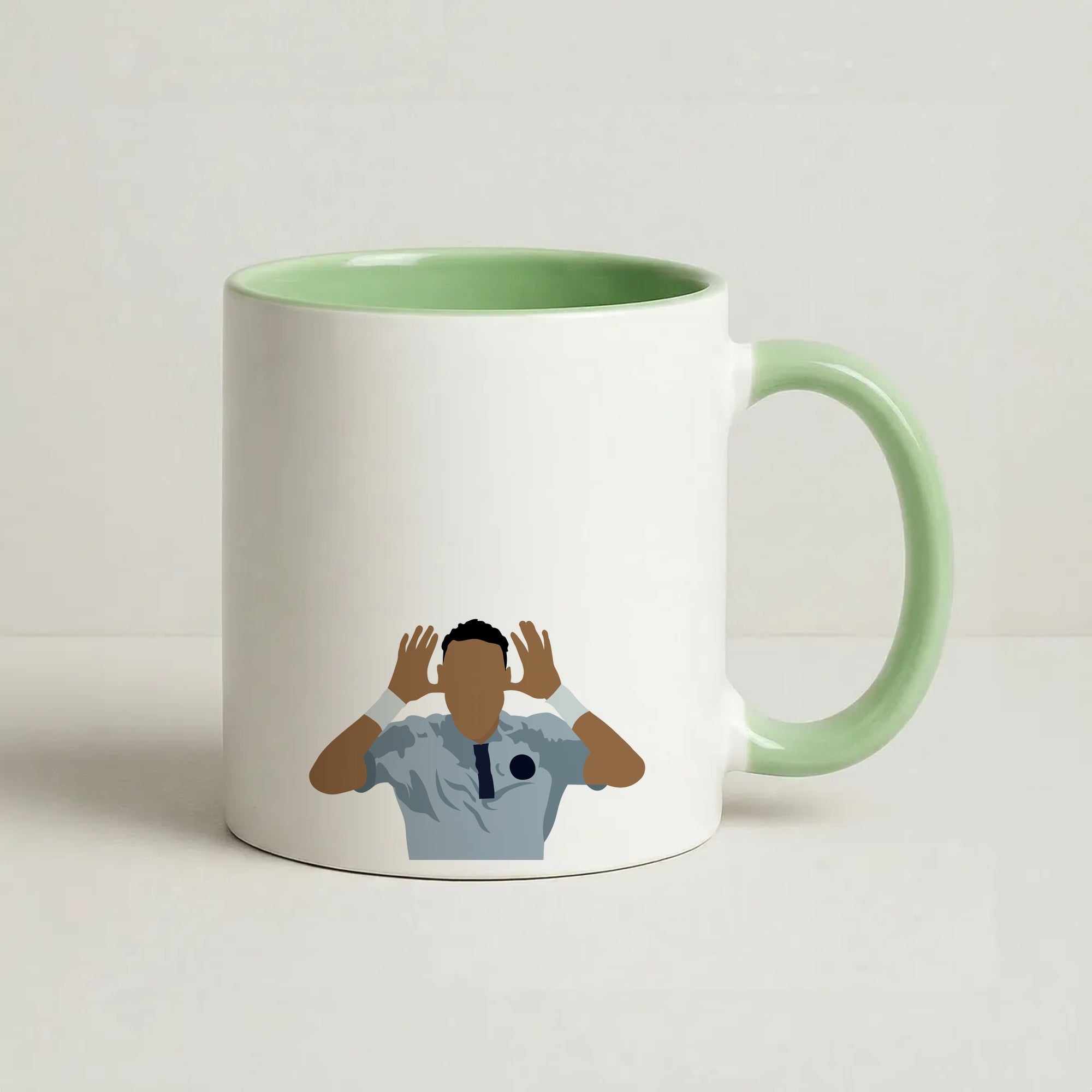 Neymar - Football Coffee Green Mug