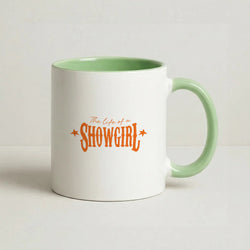 TLOAS Orange Coffee Green Mug