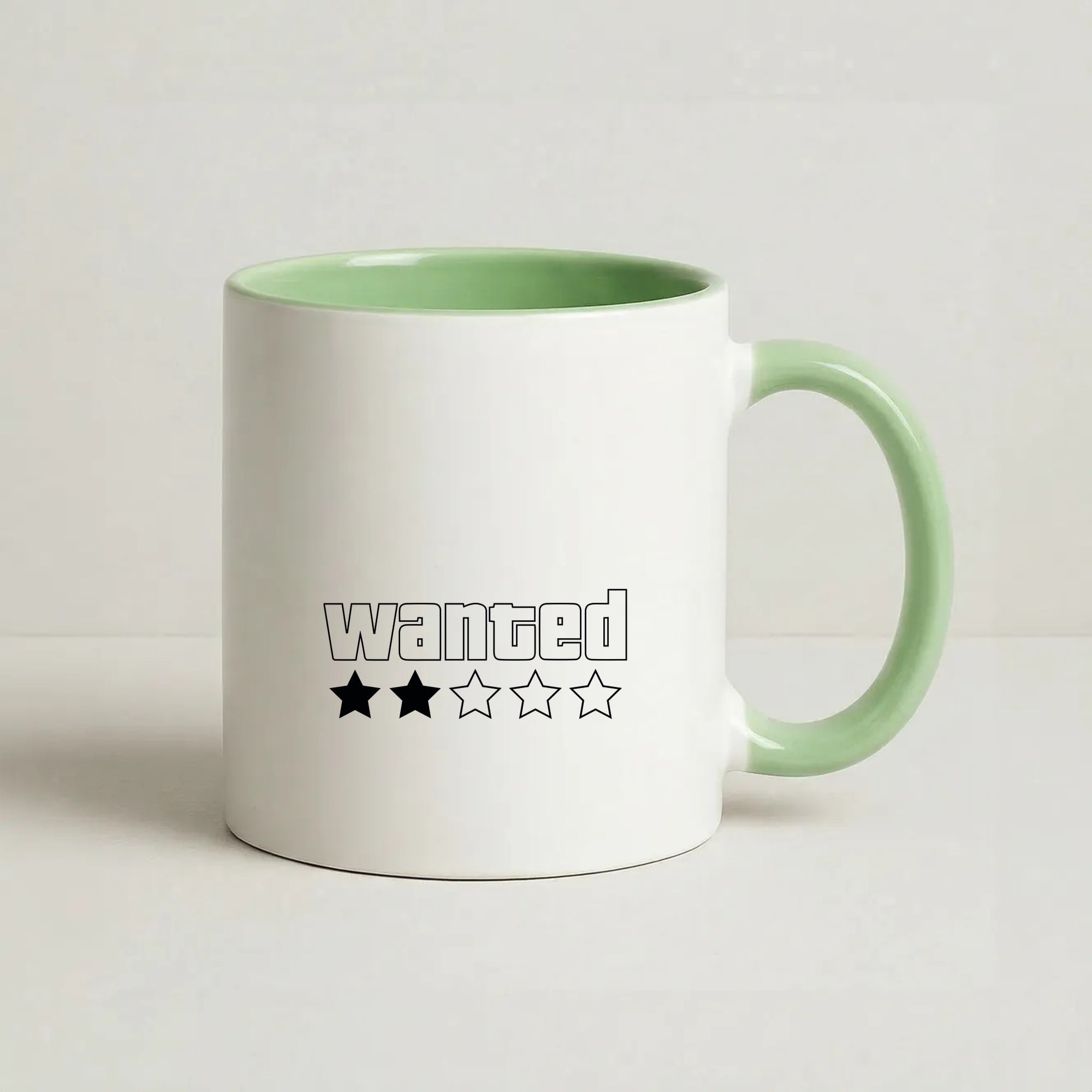 Wanted - Video Game Coffee Green Mug