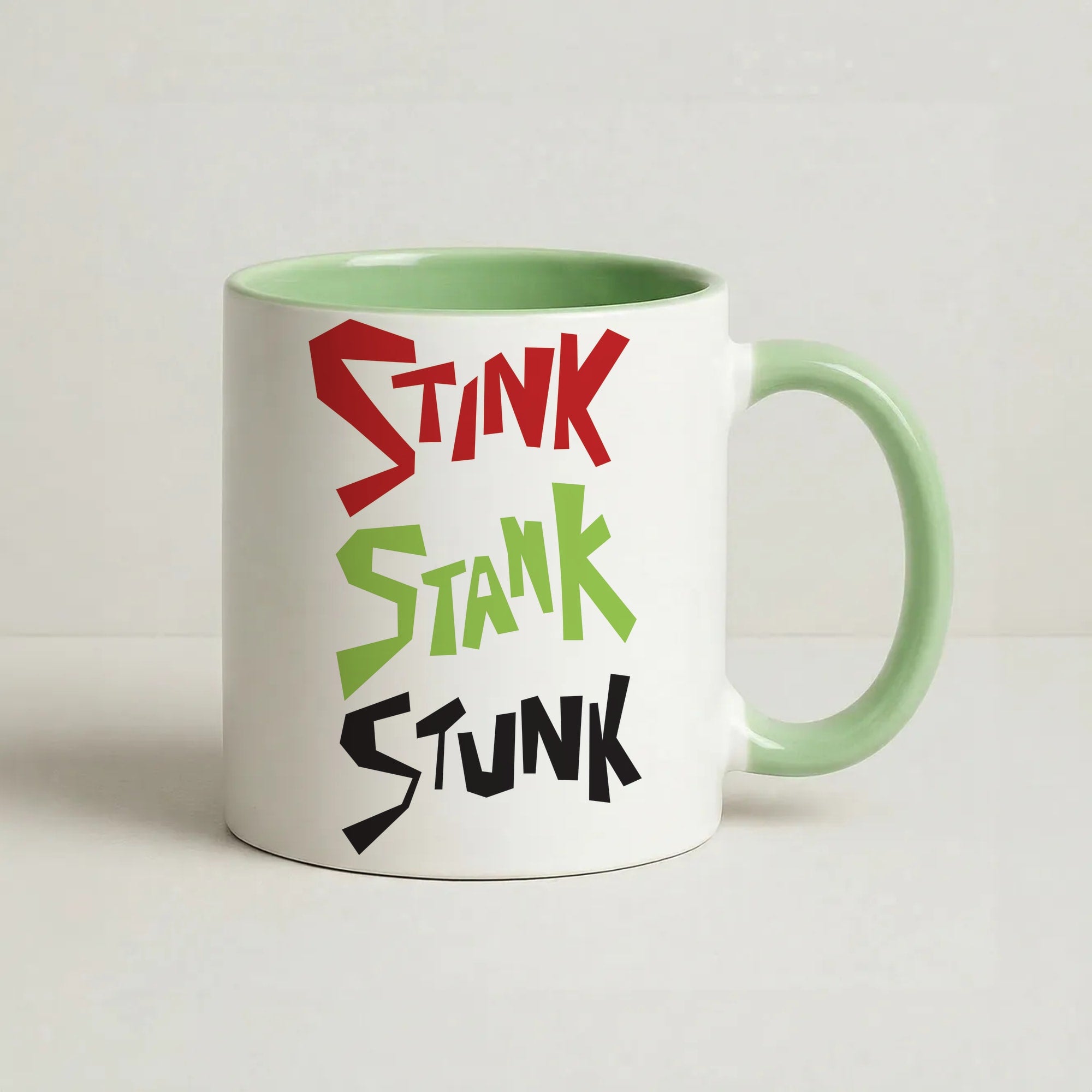 Stink, Stunk Coffee Green Mug