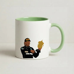 Hamilton - F1 Coffee Green Mug