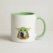 Baby Yoda - Personalised Couples Mug 9