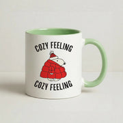 Cozy Feeling Cartoon Beagle Puffer Jacket Mug 9