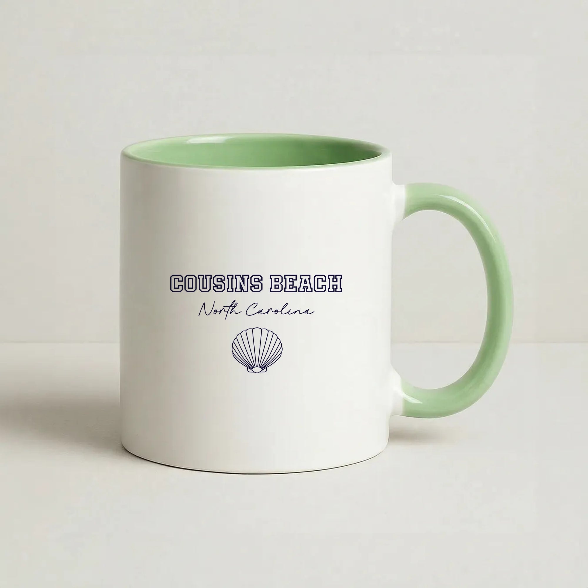 Cousins Beach - TSITP Coffee Green Mug