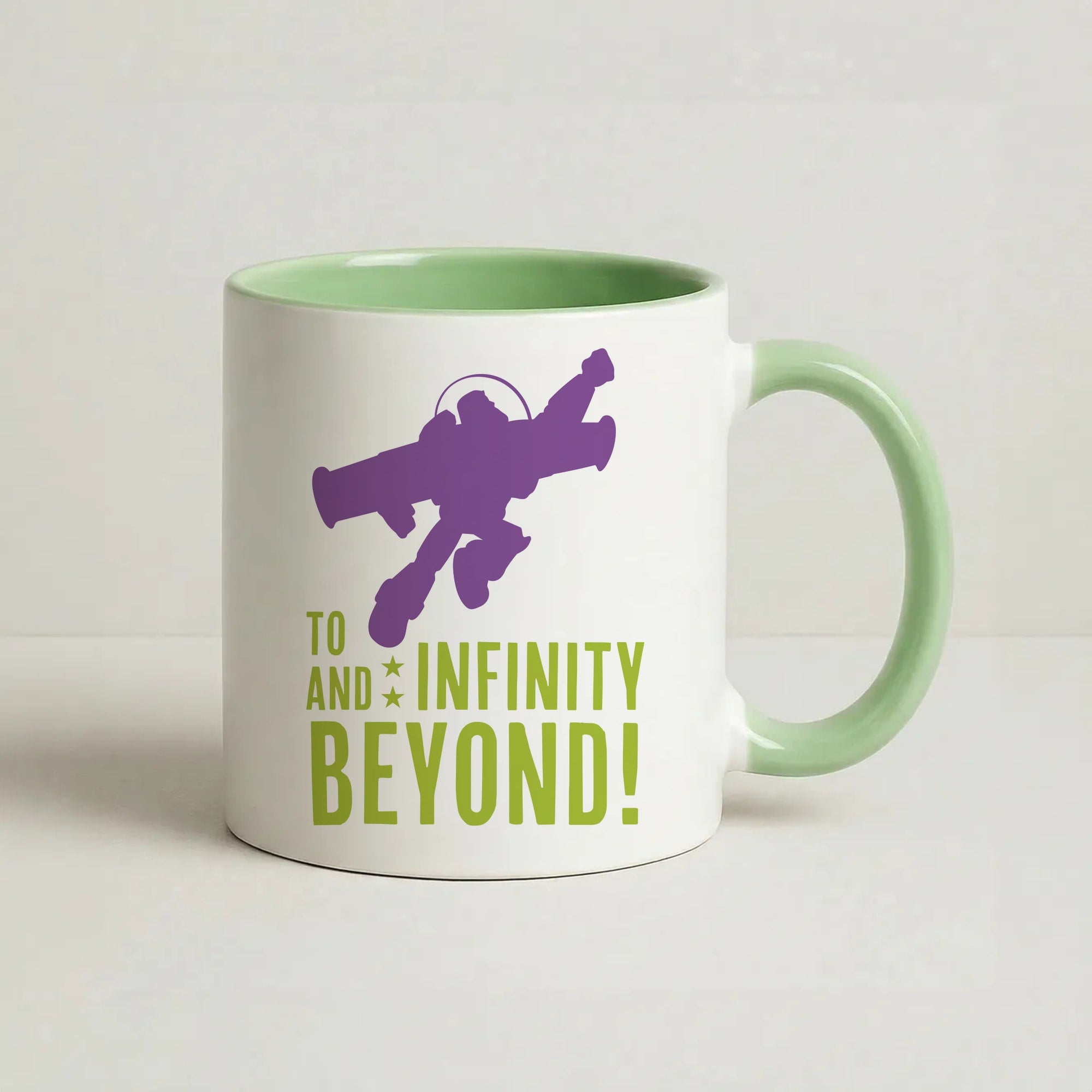Infinity And Beyond Coffee Green Mug